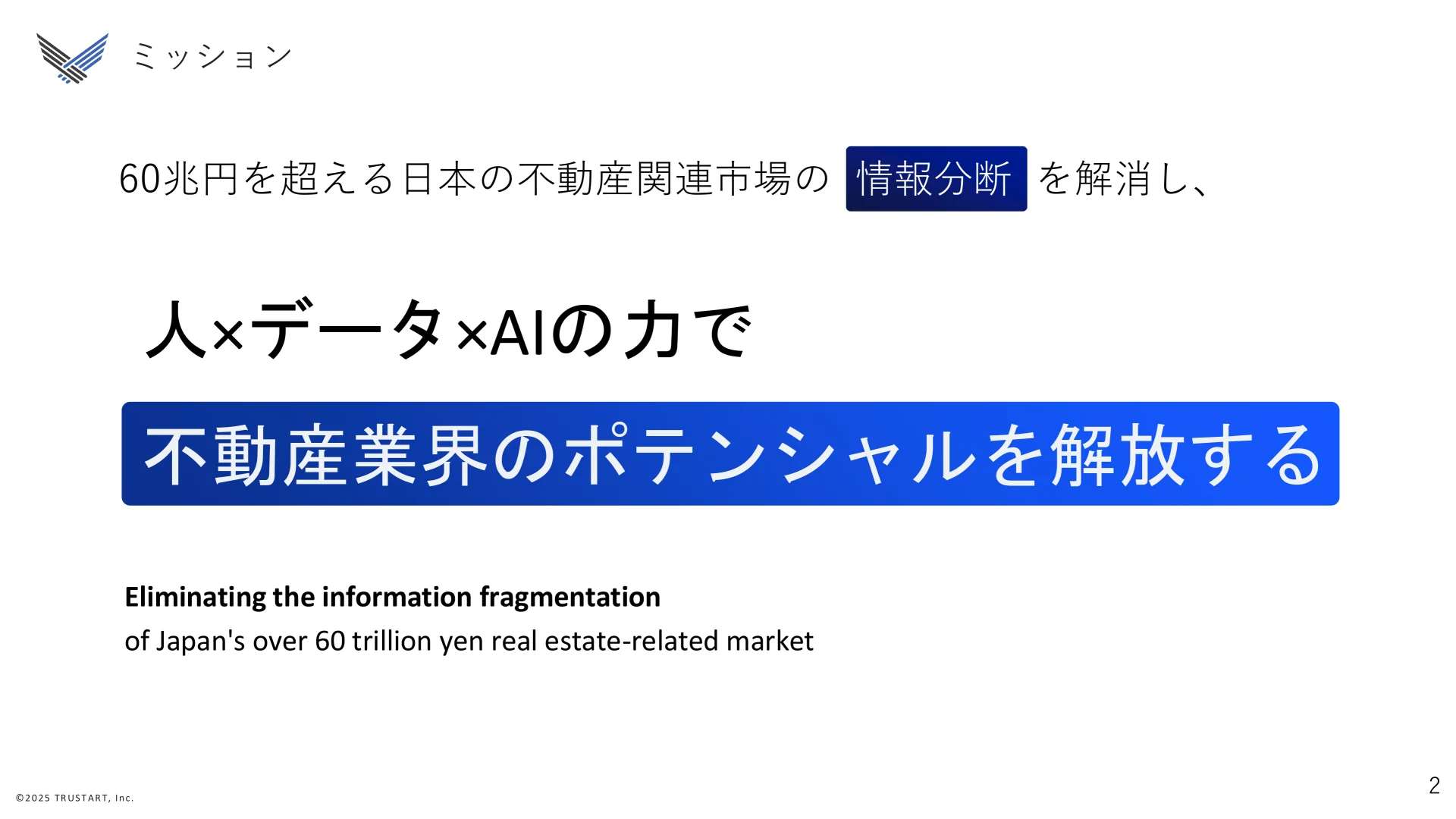 TRUSTART 採用ピッチ スライド 2/12