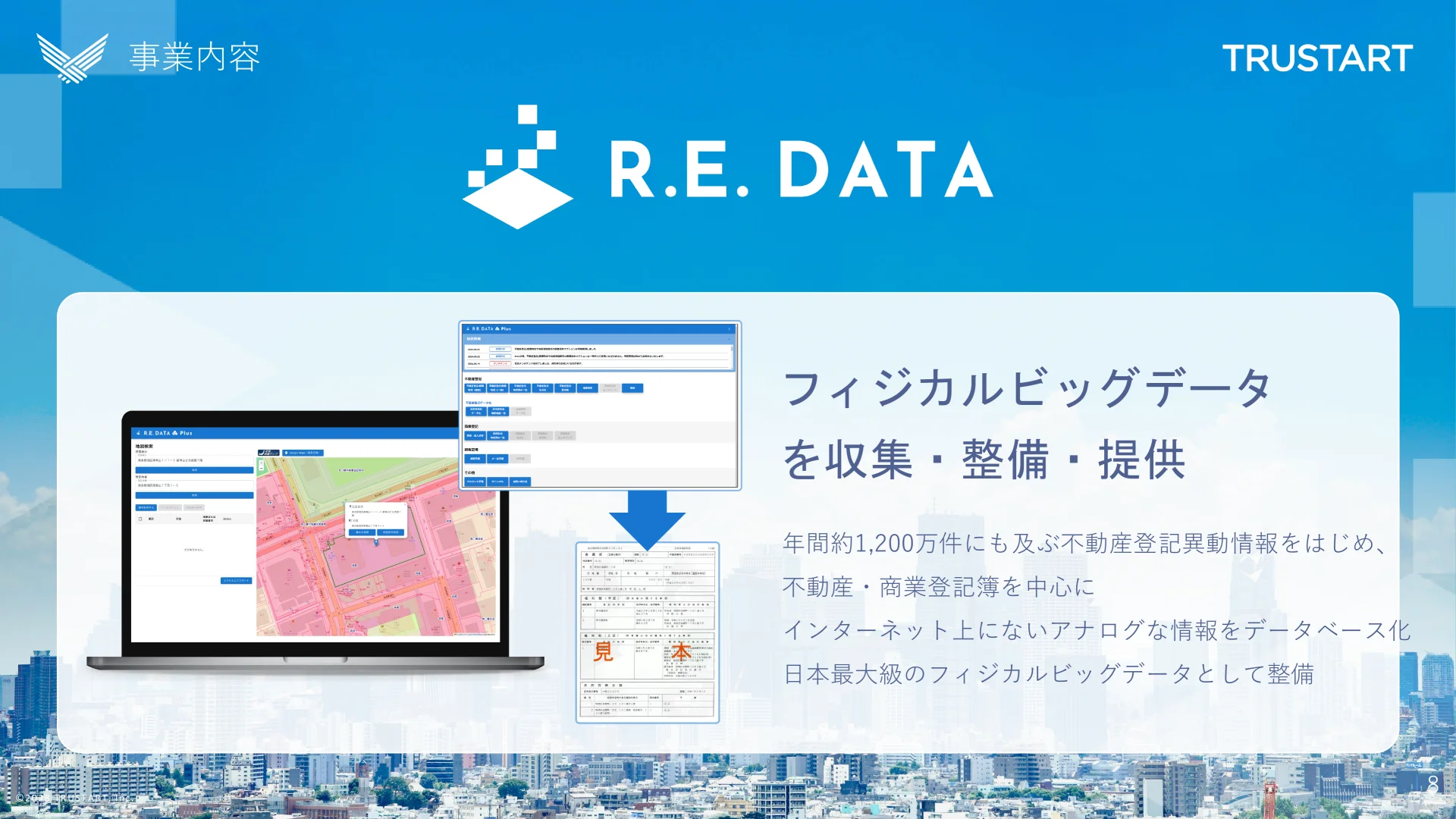 TRUSTART 採用ピッチ スライド 8/12